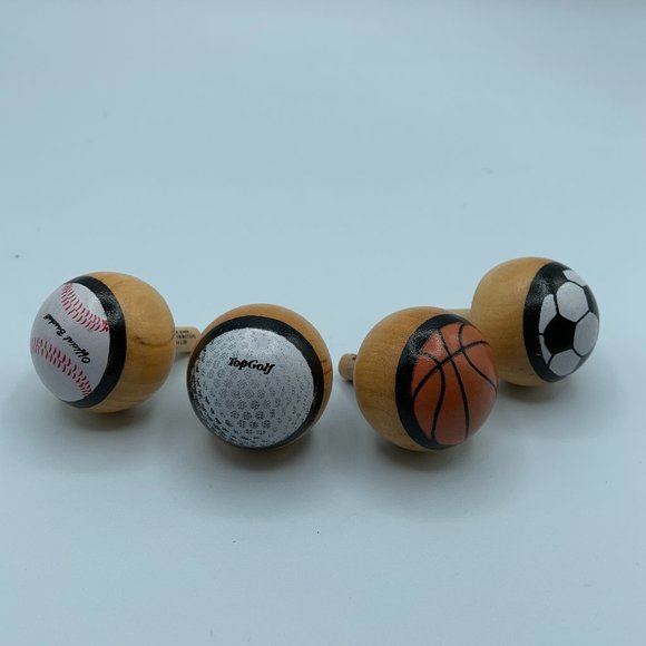 The Mysterious Flip-over Top - Sports Series - Set of 4 - Picture 1 of 3